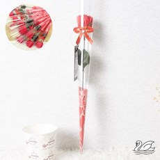 SW 인테리어 꽃 카네이션레드 3p 인공꽃 실내조화