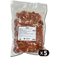 닭염통 1Kg, 5개