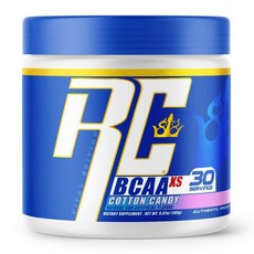 Ronnie Coleman Signature Series BCAA XS 파우더 필수 아미노산 운동 후 근육 회복 무설탕 하이드레이션 드링크 믹스 여성 및 남성용 보충제, 1개, 189g