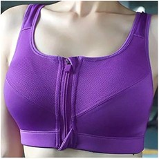 입고 벗기 편한 하이서포트 앞지퍼 여성 스포츠브라