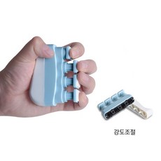 Equator 손가락 악력기 강도조절 기타 피아노 손운동기구, 1개, 블루