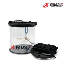 야이바엑스 KYBC-15 원형 투명 두레박 15cm 클리어블랙