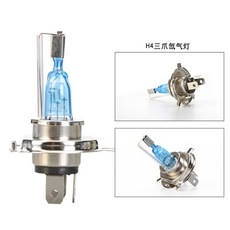 晶蝦蝦 氙氣燈 H4三爪大燈, 1個, H4黃白光(35/35)W