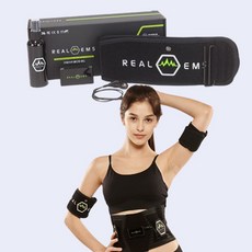 리얼EMS 올인원 패드 저주파 홈트레이닝기구 팔뚝 허벅지 종아리 근력강화운동