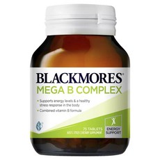 BLACKMORES 澳佳寶 Mega維他命B群錠, 1罐, 75顆