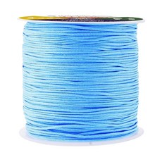 Mandala Crafts 1mm 블랙 블라인드 스트링 리프트 쉐이드 코드 - 109야드 브레이드 나일론 코드 로마 쉐이드 커튼 및 수리 또는 교체용_164766