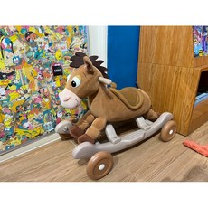 yuntoys 日本 紅心 搖搖馬 玩具總動員 木馬 美式風格擺飾 店面裝飾玩具, 1個