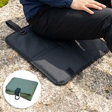 지아네 휴대용 초경량 접이식 캠핑 등산 방석, 블랙