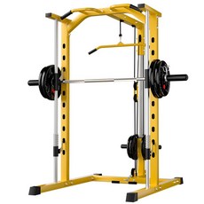 벤치 프레스 스미스 머신 케이블 헬스 업그레이드 런지랙 하프랙 하프 K5 기구 YB011, 상세페이지 참고, 6. 업그레이드 랙+100kg 바벨