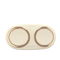 懶人甩脂機加熱按摩減肥肚肚機腰帶瘦肚子腹部儀熱療腰間瘦腰腰腹, 1個, 米色