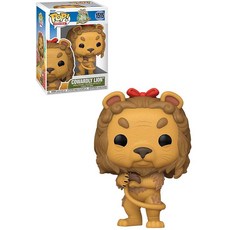 Funko 미국매장정품+ POP! 영화 오즈의 마법사 - 겁쟁이 사자 희귀 체이스 변형 1 6 확률 메탈릭 수집 가능한 비닐 피규어 선물 아이디어 공식 상품 어린이 및 성인용, 정품++ Funko POP! 영화: 오즈의 마법사 -