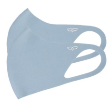 [빅웨일즈] (WM-M-LBLU001-L) 빅웨일즈 99%항균구리마스크 데일리 블루 L 2개입