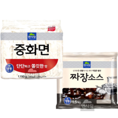 면사랑 냉동 중화면 1150g+짜장소스 1.5kg, 1개, 1.15kg