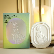 【精選伴手禮/禮物禮盒】花開辰錦鬱金香香薰婚慶喜鋪專供伴手禮搭配結婚伴娘婚禮回禮爆款送閨蜜禮物禮盒, 漸變綠鬱金香, 1個