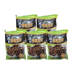 풀무원 직화 볶음 짜장 2인분 512.8g, 5개
