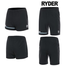 라이더 반바지 배드민턴 바지 남성 여성 3부 4부 팬츠 블랙 2023RSP-7