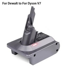 Makita/Dewalt/Milwaukee/Bosch/Einhell/Ryobi 18V 배터리 어댑터 변환기-Dyson V6 V7 V8 진공 청소기 도구, For Dewalt to V7