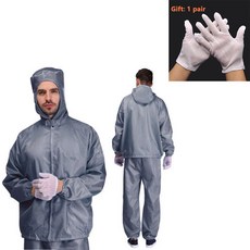 분할 작업복 유형 격리 포켓이 방지 페인트 가능한 남녀공용 깨끗한 재료 있는 의류 재사용 방진 정전기 안전