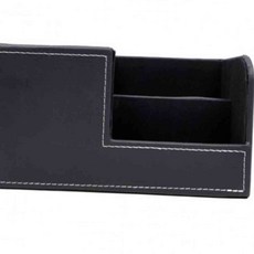 가죽 데스크 오거나이저 블랙 가정잡화 잡화 집안용품 생활잡화