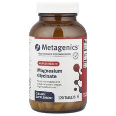 메타제닉스 마그네슘 글리시네이트 100mg 120정, 1개