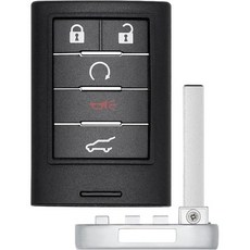 2010-2015 캐딜락 SRX 13-14 ATS XTS 14-15 ELR 차량 키리스 엔트리 리모컨 NBG009768T 5개 버튼 교체, 2010-2015 캐딜락 SRX 13-14 ATS XT