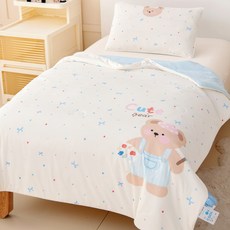 卡通夏涼被兒童夏季冰絲空調被可機洗涼感被子嬰兒寶寶幼兒園夏被, 小畫家【A類涼感絲面料 自帶涼感】