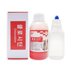클로시딘 250ml + 공병 100ml 강아지고양이 소독제, 1개