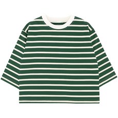 아이크레용 아동 주니어 베이직 스트라이프 긴팔 티셔츠