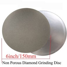 중앙 구멍 없는 150mm 다이아몬드 연삭 디스크 연마 휠 코팅 플랫 랩 보석 원석 도구용, 01 6inch-150mm, 15 2000, 01 1개