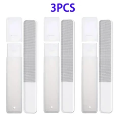 1/3/5PCS 세척 나노 유리 네일 보관 상자가 있는 전문 연마 매니큐어 아트 도구, 03 3PCS