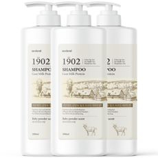 [1+1+1] 메르헨트 산양유 우유 단백질 대용량 프로틴 샴푸 2000ml 약산성 청소년 사춘기 미용실샴푸 정수리냄새 향기좋은 향좋은 퍼퓸 여자 남자 군인추천 남성 여성 샴푸 1위, 3개, 2L