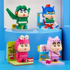 keeppley 짱구는 못말려 DIY 나노 블록 완구 K20610, 짱구부리부리대마왕, 1개
