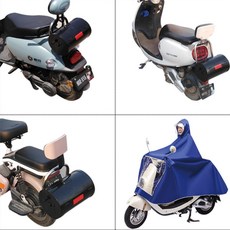 雨衣電動車雨披摩托車雨衣電瓶車雨衣雨披防暴雨自動盒子雨衣收納, 普通車型 藍色單人 迴彈款