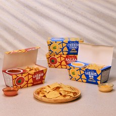 미찌 나쵸치즈콤보3 나쵸살사콤보3 영화관 간식 스낵 맥주안주, 1세트, 93g