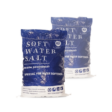 軟水機專用軟水鹽，樹脂再生劑，10公斤裝，適用於飲水機、醫療及商業軟水設備, 20KG,2包