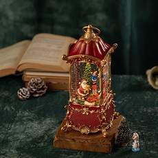 聖誕節風燈水晶音樂盒擺件 兒童生日禮物, 宮廷風燈聖誕