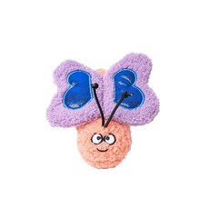 [ 1159450 ] 퍼피 크루 인터랙티브 캣닙 고양이 플러시 장난감 곤충 테마 12.7cm(5인치) 모든 품종 사이즈 고양이용(나비)