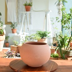 베트남 토분 베하몰 테라원 루나(볼) D15 15x14cm 달항아리, 1개