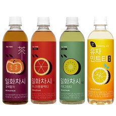 일화차시 호박팥차+허니자몽블랙티+키위그린티+유자민트티 각5개씩, 500ml