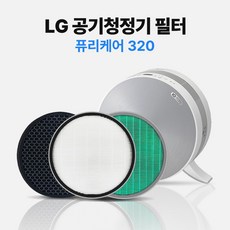 LG 퓨리케어 공기청정기 AS128VWA 필터, H13 프리미엄 헤파+탈취필터 각 1개, 1개