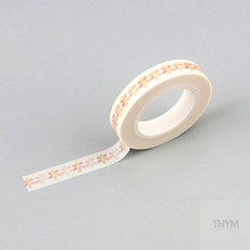 다이어리꾸미기 8mm 마스킹테이프 여섯꽃잎