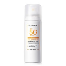 SKINTIFIC 戶外防曬噴霧 SPF50+ PA++++ 250ml, 1件, 清爽防曬噴霧70ml, 70ml