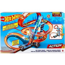 Hot Wheels 天空撞擊遊戲塔 軌道組 75.2cm 高, 1個