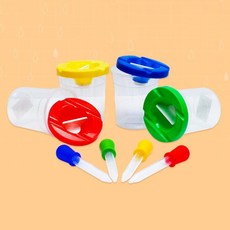 색칠놀이 미술놀이 스포이트 그림 물감통세트 물감놀이 세트