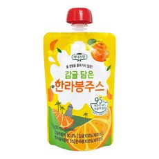어니스틴 감귤 담은 한라봉 주스 물 타지 않은 제주산 착즙 주스 NFC주스 감귤 주스 어린이주스 학교간식 어린이집 간식 교회간식, 30개, 100ml