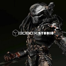 프레데터 1/6 피규어 백색몰드 12K 고정밀 3D 프린팅 모델
