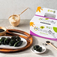 두리담 모싯잎송편(흑임자) 찐 40gX25개, 40g, 25개