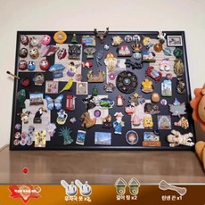 대형 자석 보드판 칠판 마그네틱 메모 이동형 회의용 탁상용 분필 완구 교육, 블랙 프레임