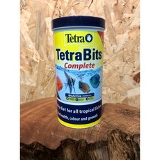 大洲水族 魚寶妹水族 Tetra Bits 熱帶魚顆粒飼料 1L大容量 七彩 神仙 慈鯛 金魚 德彩飼料 緩沉性, 1個