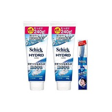 Schick 시크 하이드로 쉐이빙젤 면도기 면도기 면도기 면도기 세트 240 그램 x 2, 1개, 240g